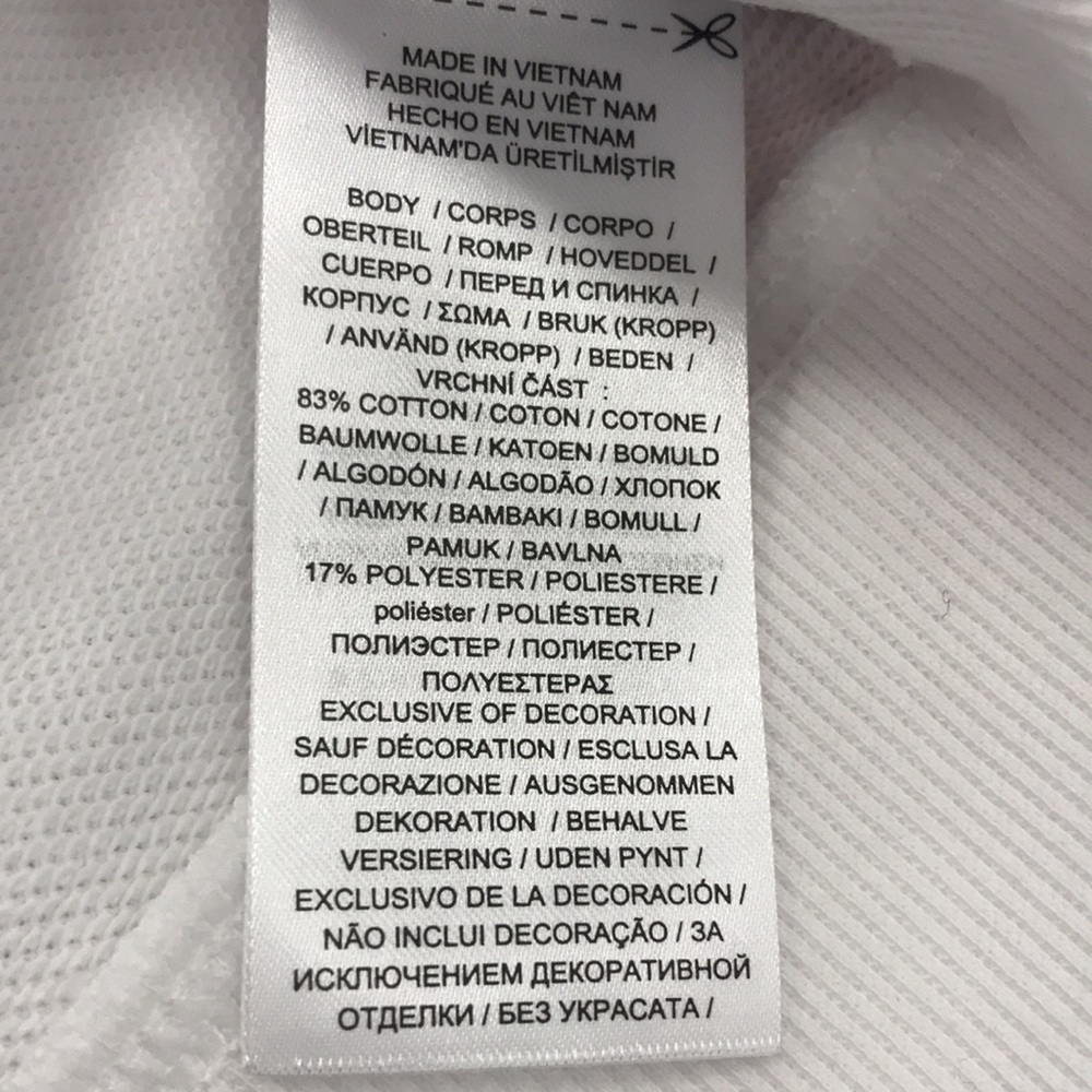 Lauren Ralph Lauren Women’s Striped Hoodie White - Picture 6 of 12